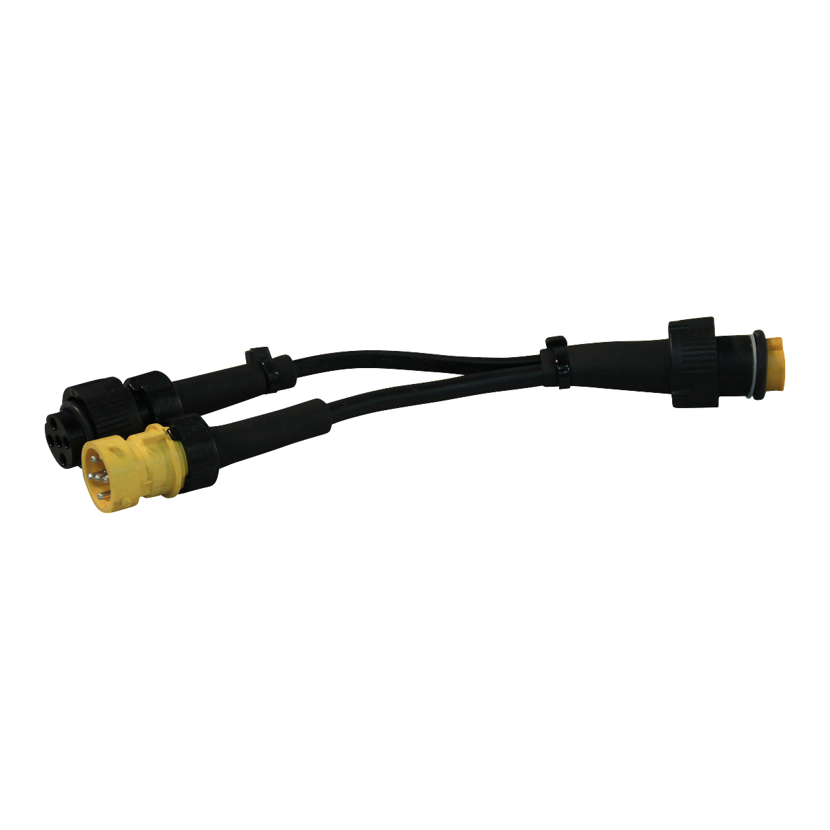 4c1c5f56bb12ce172001bc7379b8a28c Adapterkabel voor standaard 5p bajonet kabel, 2 x 5p bajonet + aftakking voor mist-, achteruitrijlamp 2x10cm