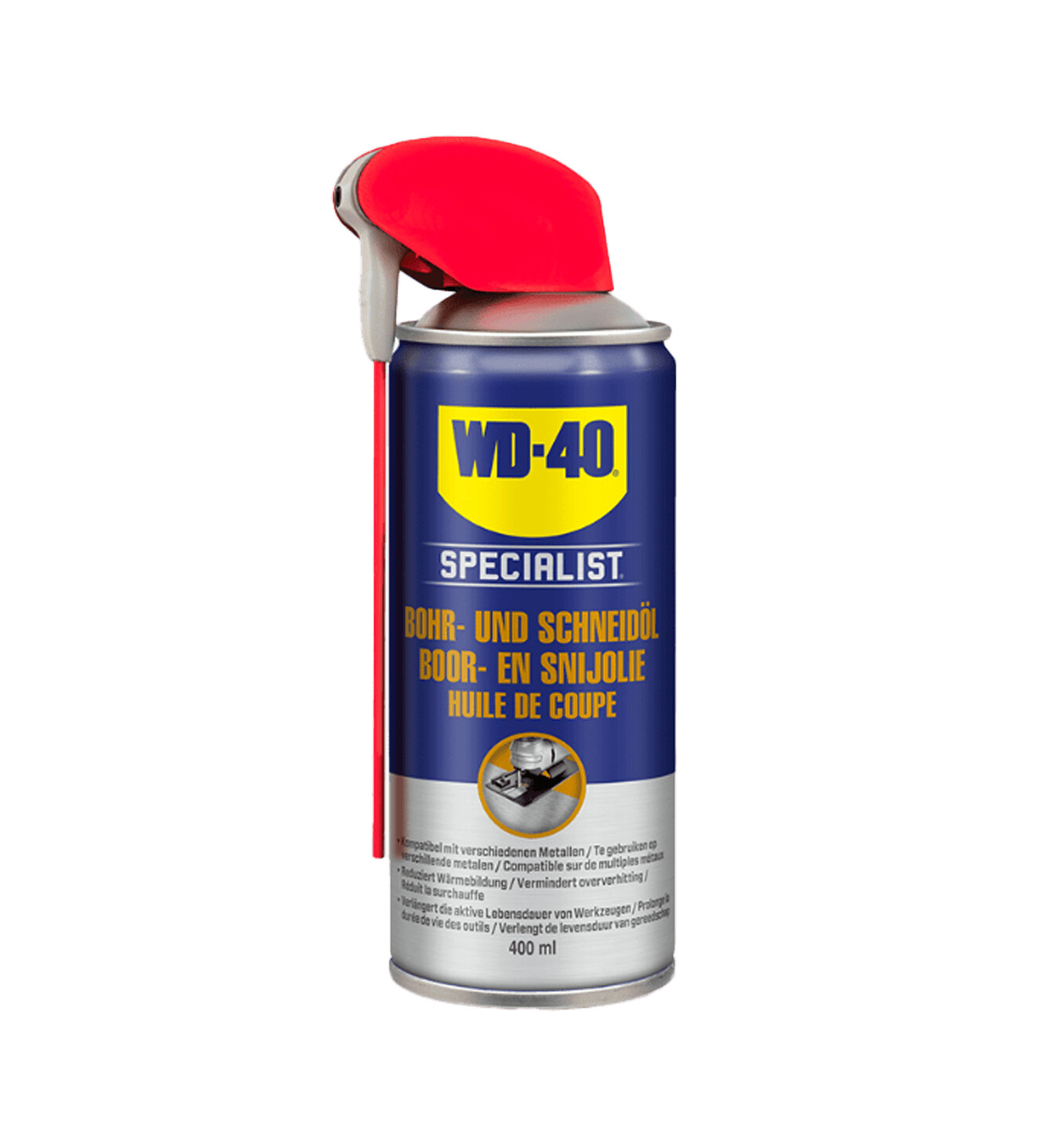 4df735c5986f20ff4d88e2f32a613c64 WD-40 "specialist" boor- en snijolie 400ml | Van Welpen Onderdelen