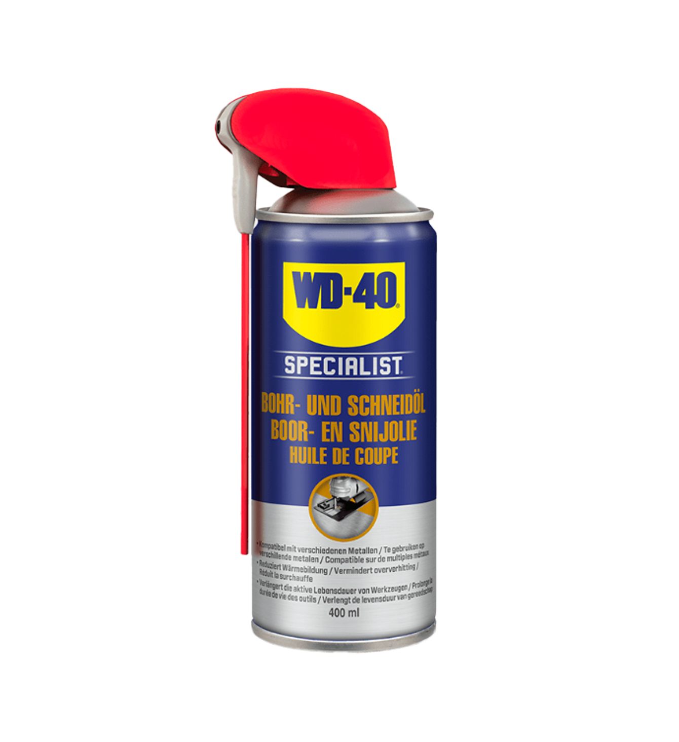 4df735c5986f20ff4d88e2f32a613c64 WD-40 "specialist" boor- en snijolie 400ml | Van Welpen Onderdelen