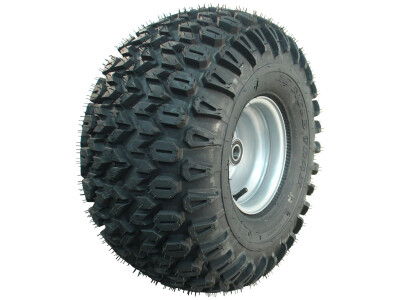 Luchtband + wiel 22.5x10-8 (255/75-8) HD Field Trax 3PR + 7.00Ax8H2 ET0 NL90 45 F staal grijs