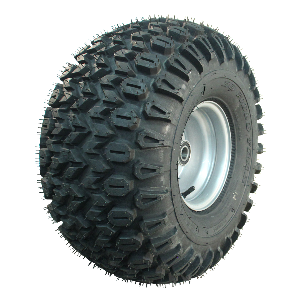 4f75753cae58b0135eb8922b0743e6cb Luchtband + wiel 22.5x10-8 (255/75-8) HD Field Trax 3PR + 7.00Ax8H2 ET0 NL90 45 F staal grijs | Van Welpen Onderdelen