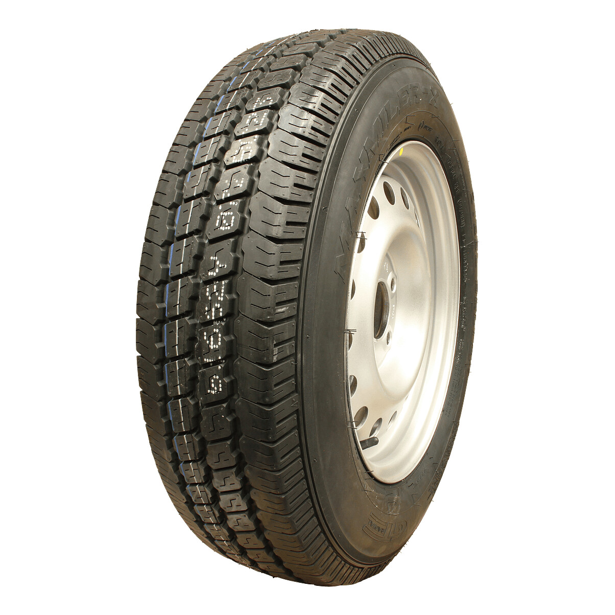 563c98dc28db4dde91f572374be1aa37 Luchtband + wiel 205 R14C Maxmiler Pro + 6Jx14H2 ET-5 161/205/6 109/107 P staal grijs
