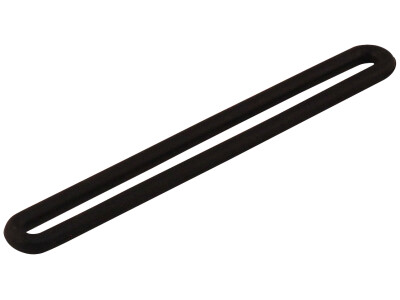 Spanrubber Ø8 200 zwart