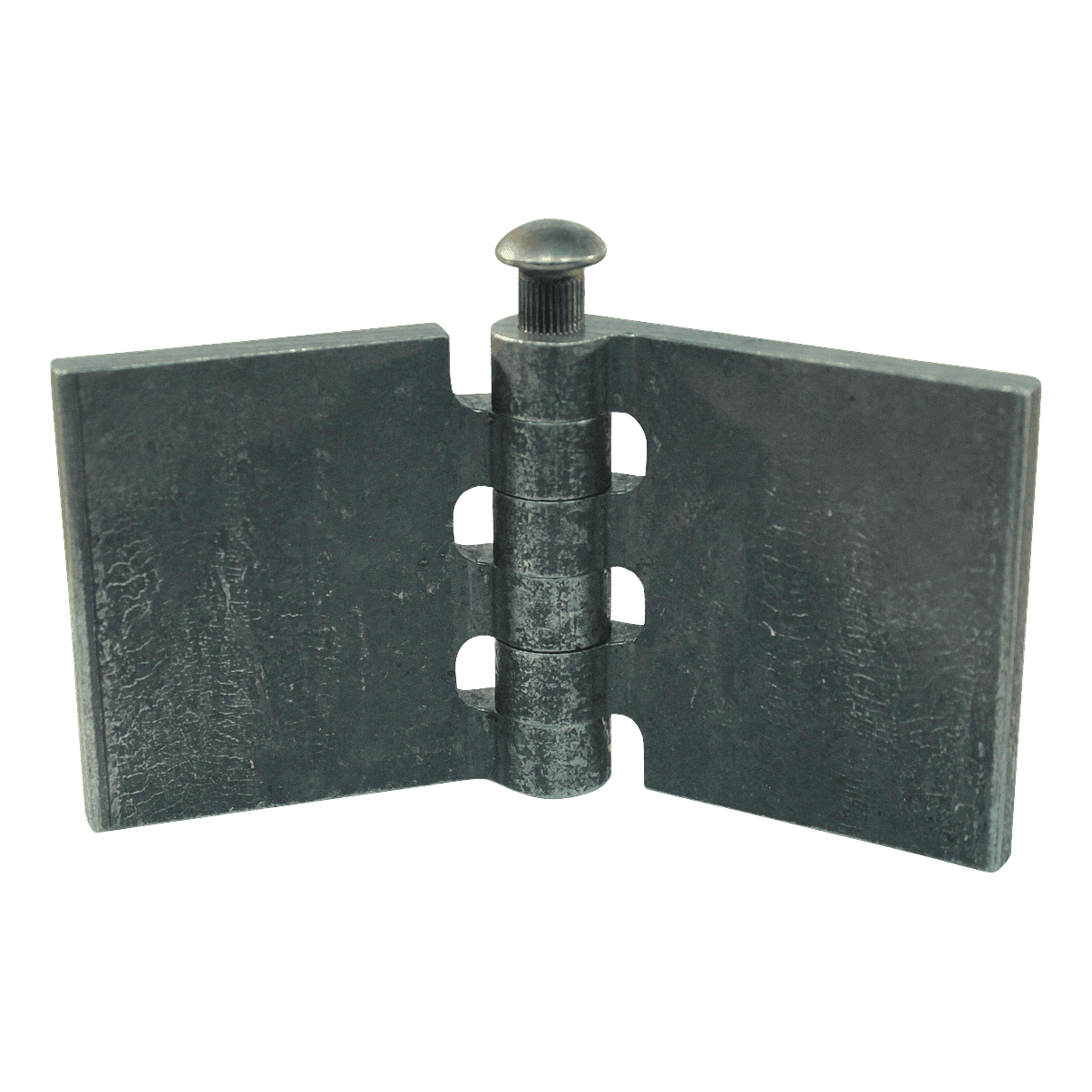 5e6e0241dbd7de8c75873ba542254d83 Recht portierscharnier met stalen pen 60 x 60mm scharnierblad blank niet demonteerbaar