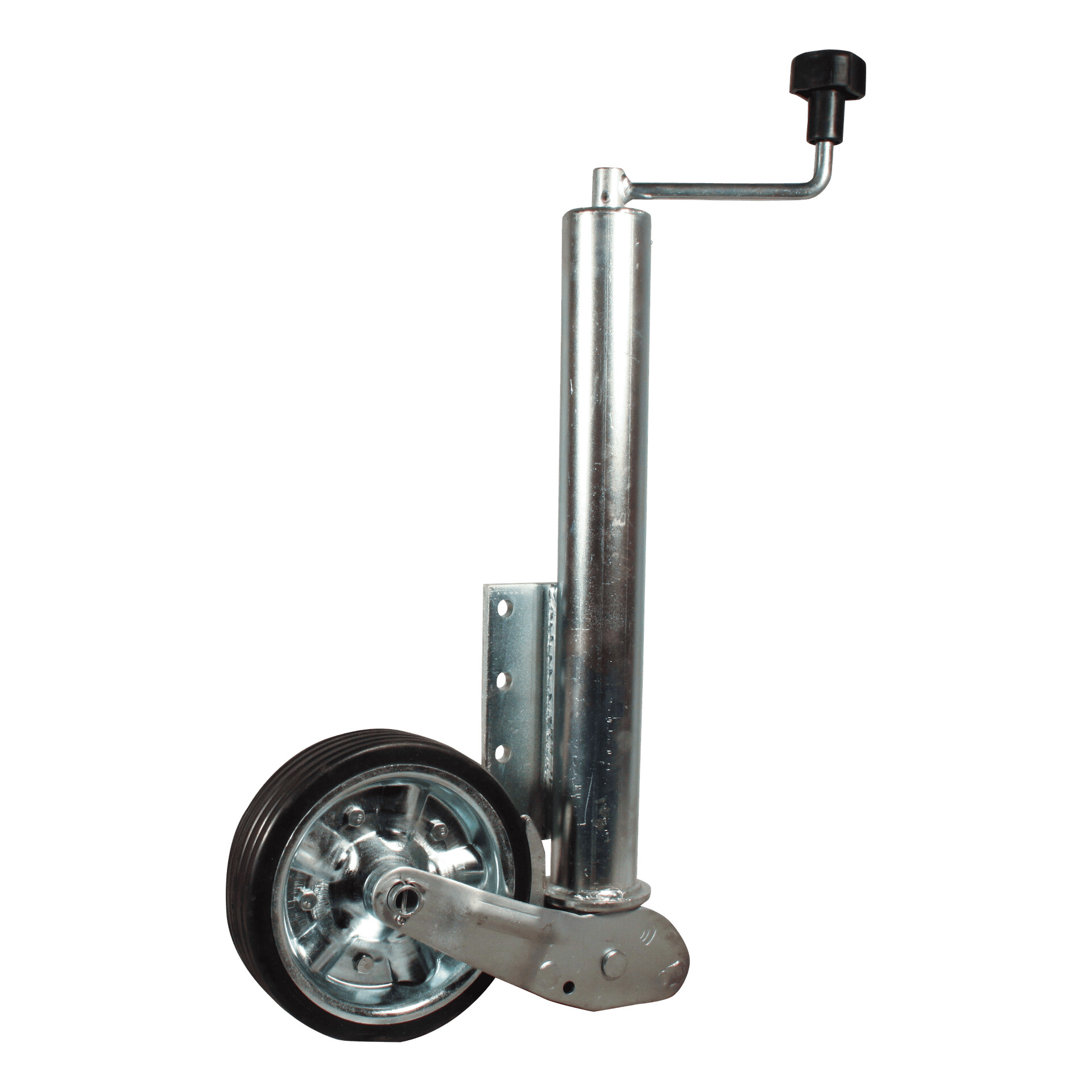 625615404b2d053aef2fbbd276dba74f Steunwiel automatisch opklapbaar Ø200x54mm Hapert versie Ø60mm