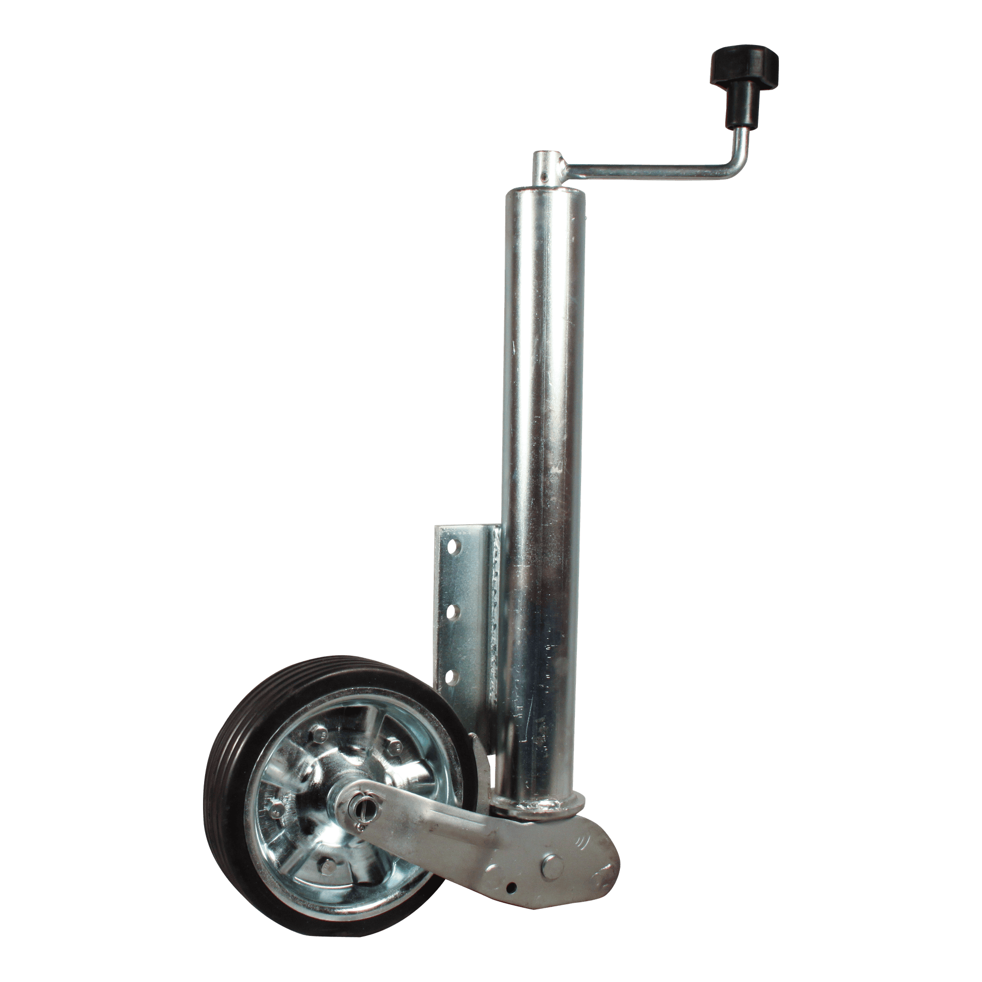 625615404b2d053aef2fbbd276dba74f Steunwiel automatisch opklapbaar Ø200x54mm Hapert versie Ø60mm