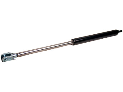 Gasdrukveer (G) 14-28 250 615 2000N cilinder met UV lak gitzwart RAL 9005
