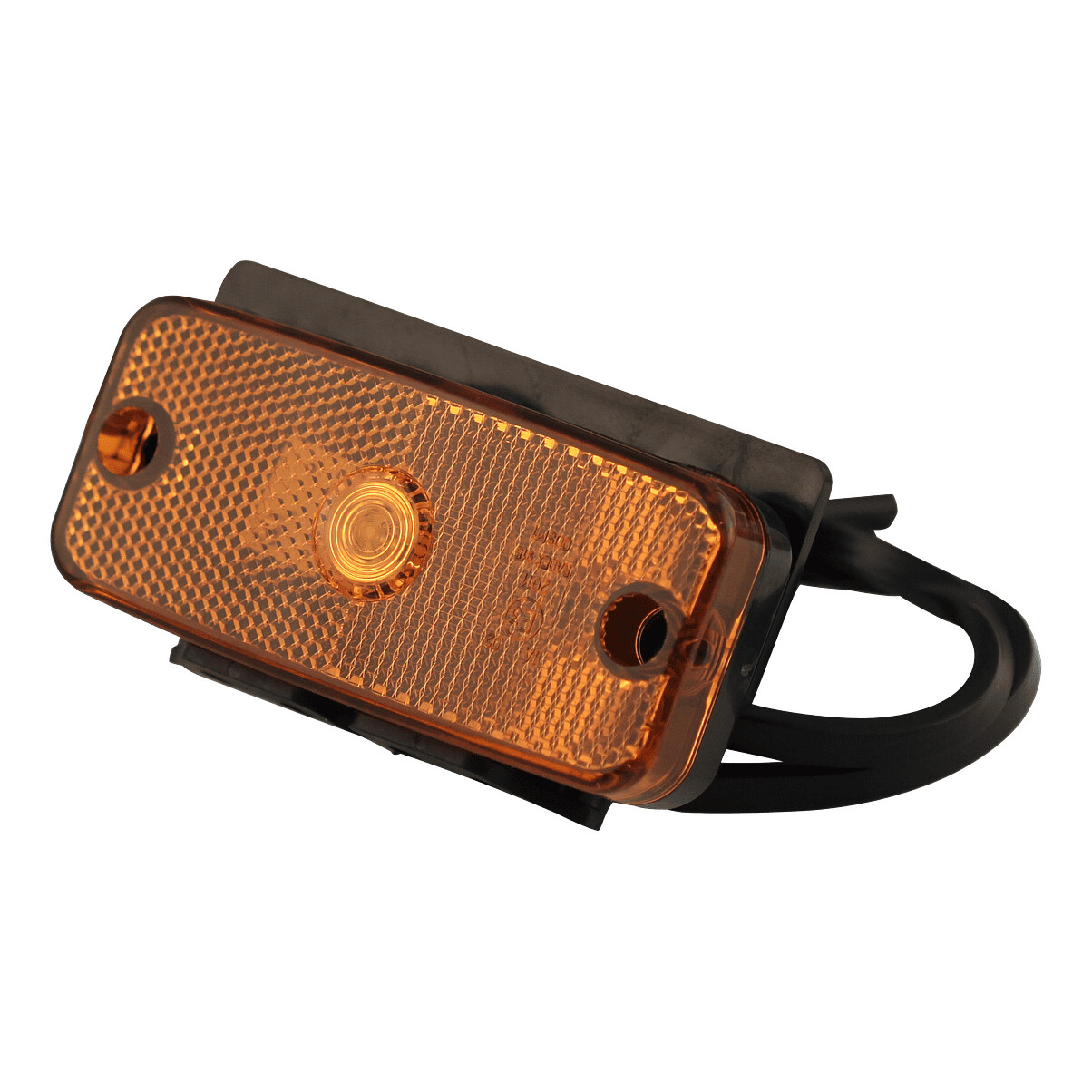 659cf5f97d2be6ff4be2787827f7e243 Zijmarkeringslamp Radex 915 led 12V+24V Inclusief montagesteun 90° Kabel 500mm met quick connector | Van Welpen Onderdelen