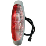 Contourlamp Aspöck Flexipoint II rood / wit DC kabel 250mm