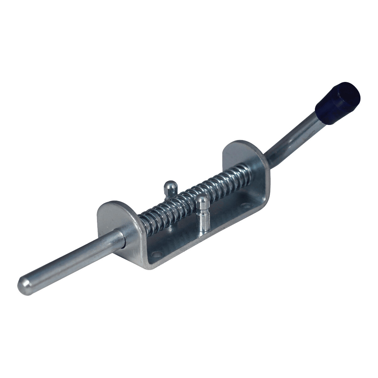 6935e86ca3fa2d50bc7034654a6e3c08 Trekgrendel met plaatbevestiging opschroefuitvoering pen Ø12 verzinkt
