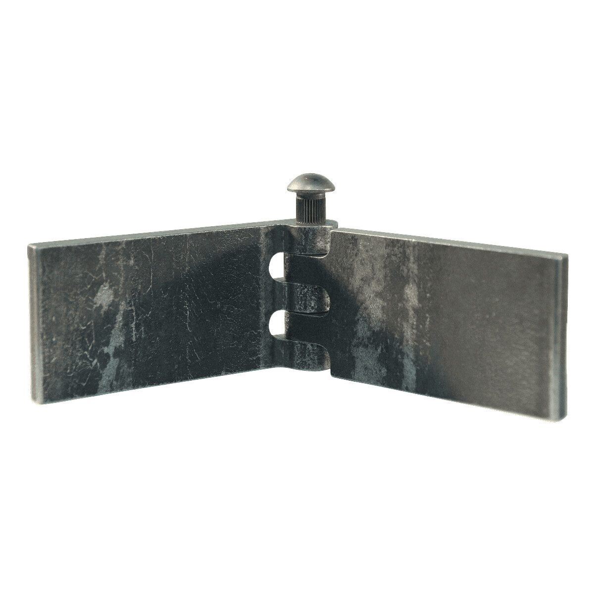 6b19d5bd127ea1bae2a74f8c3959da8e Recht portierscharnier met stalen pen 40 x 80mm scharnierblad blank niet demonteerbaar | Van Welpen Onderdelen