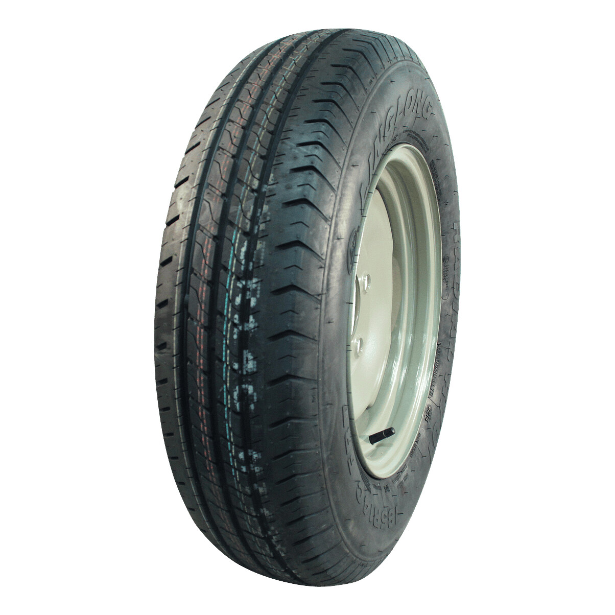 6d00ddd90fb76a65659624291a3be66e Luchtband + wiel 185 R14C R701 M+S + 5Jx14H2 ET0 94/140/5 104/102 N staal grijs | Van Welpen Onderdelen