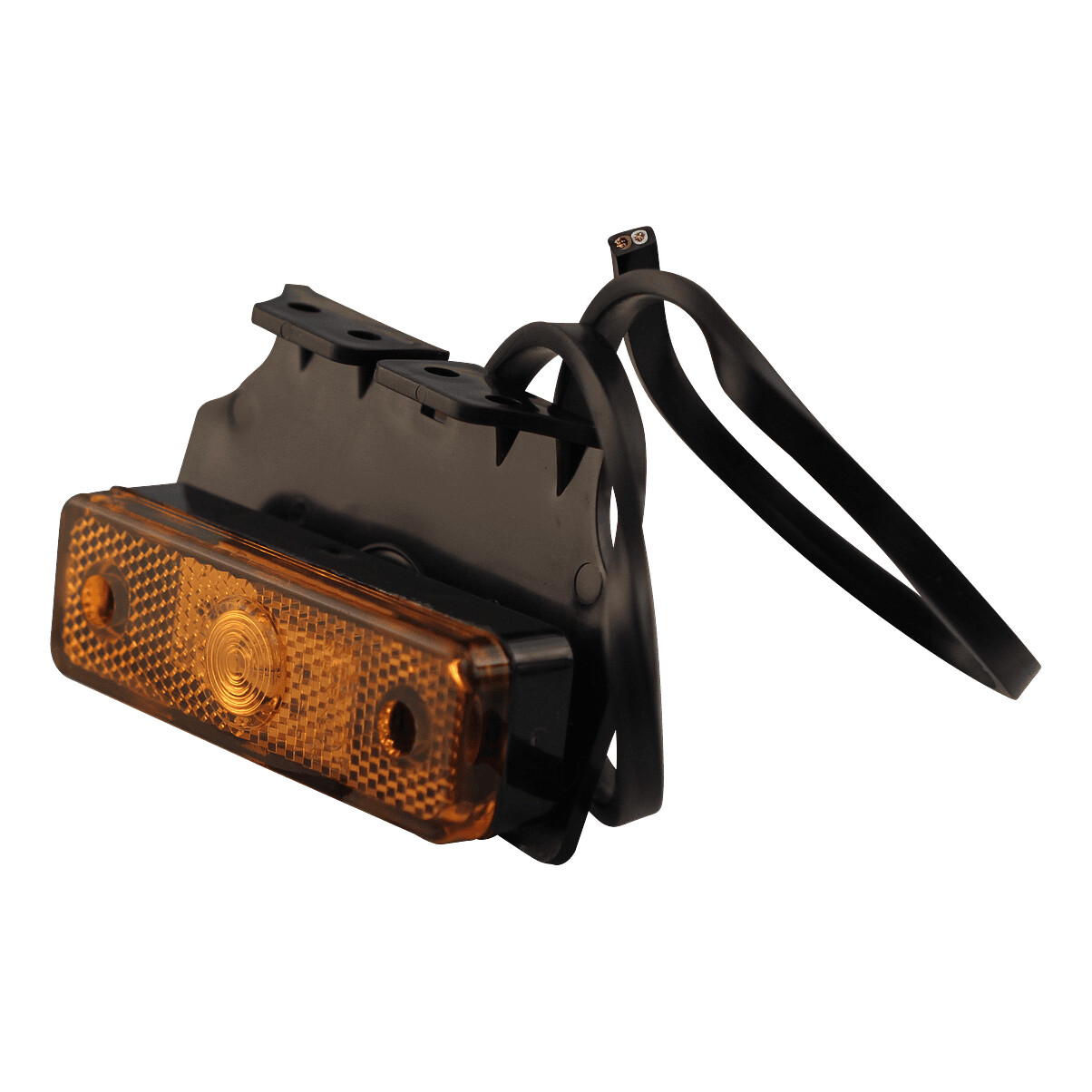 71829d5158f62c6d5099707672d33142 Zijmarkeringslamp Radex 907 led Inclusief montagesteun 90° Kabel 500mm met quick connector | Van Welpen Onderdelen