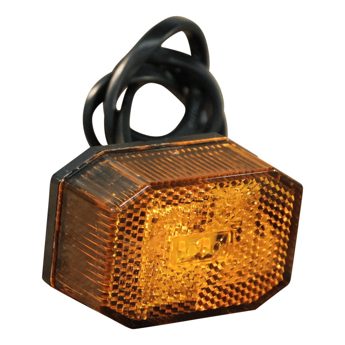 73586f02bde02aeaf0c31d32cb47b474 Zijmarkeringslamp Flexipoint LED DC kabel 0,5m oranje