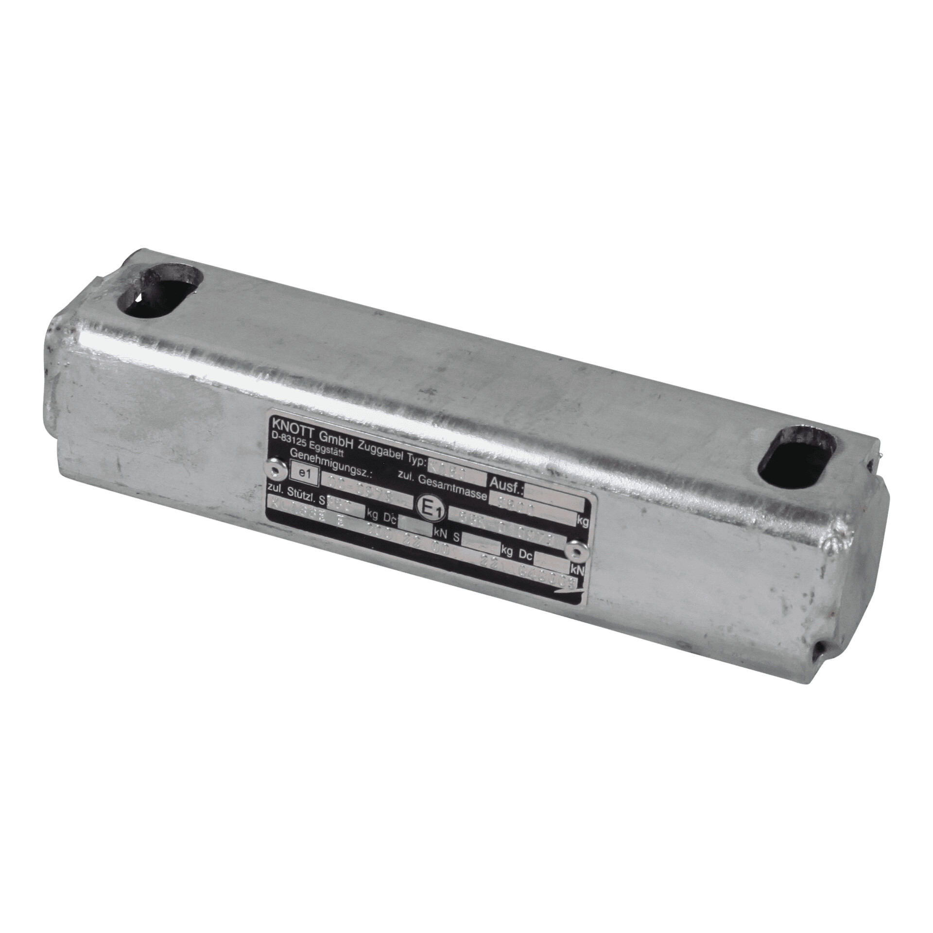 7843eee910456bbb245c162ca0608891 Adapterplaat KA50 Oplooprem Hoogte 50mm, hartmaat 166mm