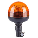 Zwaailamp led oranje 12/24v ø129 x 208mm DIN-aansluiting IP56 8 x 3W High power LED's CE, ECE-R10 / R65