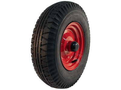 Luchtband + wiel 4.00-8 V-40 8PR + 2.50x8H2 ET-8 NL88 staal rood