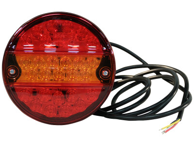 Achterlicht WAS 288 , LED 12V-24V , universeel , kabel 2000mm 4 x 0,75mm²