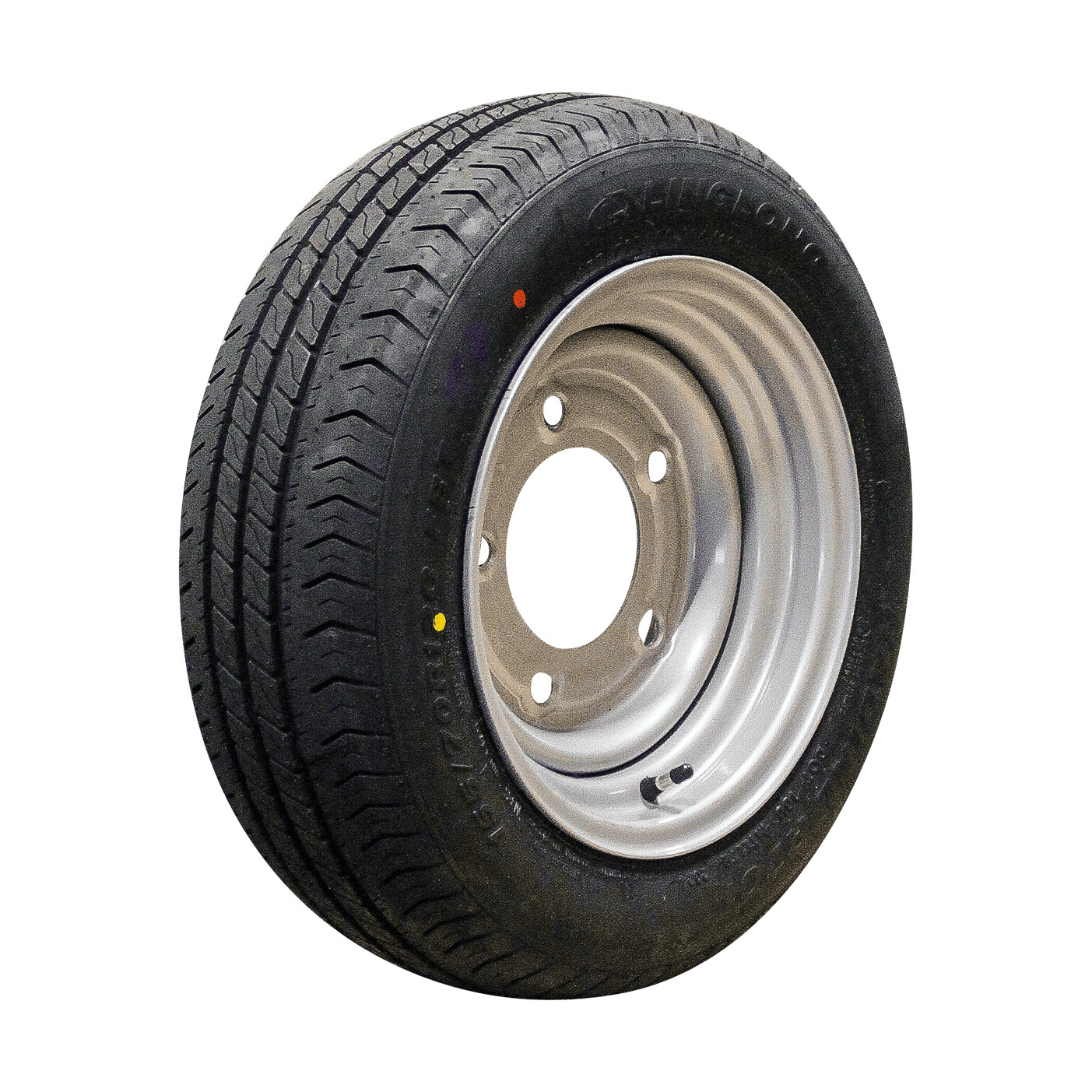 7ef736dae26513d26b1694d17a37b439 Luchtband + wiel 155/70 R12C R701 M+S + 5½Jx12H2 ET0 115/165.1/5 104/102 N staal grijs | Van Welpen Onderdelen