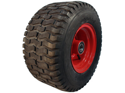 Luchtband + wiel 18x8.50-8 V-3501 6PR + 7.00Bx8H2 ET0 NL150 A3 staal rood