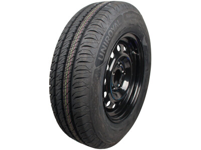 Luchtband + wiel 185 R14C Rain Max 3 8PR + 5½Jx14H2 ET30 66,5/112/5 102/100 R staal zwart