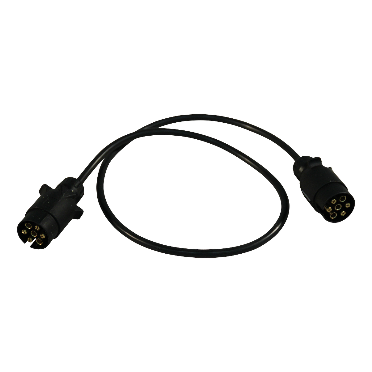 861d74e71bff1ca8eccd48594afbe349 Extension cable 7 pole 1,0m. plastic connector | Van Welpen Onderdelen
