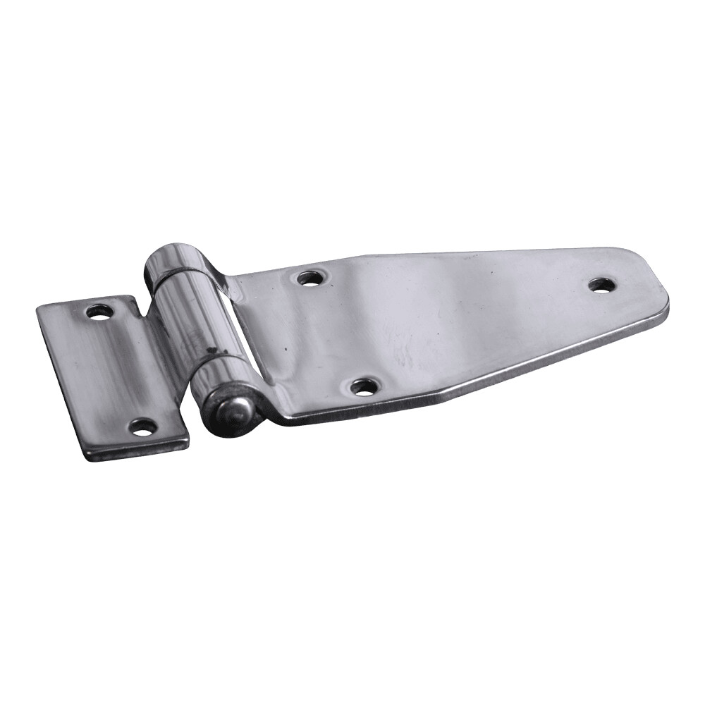 87ea5b59be56e44710e83f5ccc71cfa0 Vlinderscharnier , met gatenpatroon , 61 x 149mm scharnierblad rvs