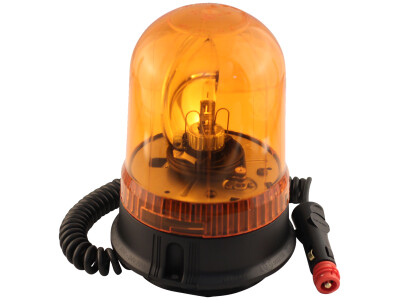 Zwaailamp halogeen 12V 55W oranje magneetvoet