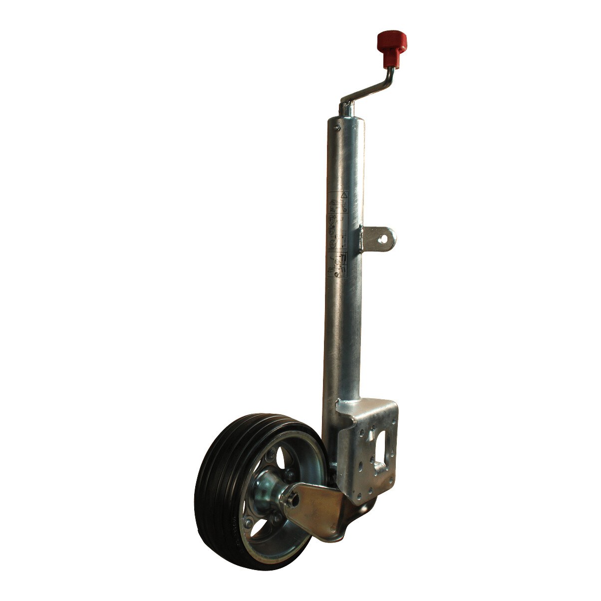 8bad4d6440b2a48549f02fc92a0120ea Steunwiel automatisch opklapbaar 230x80mm Ø60x4mm