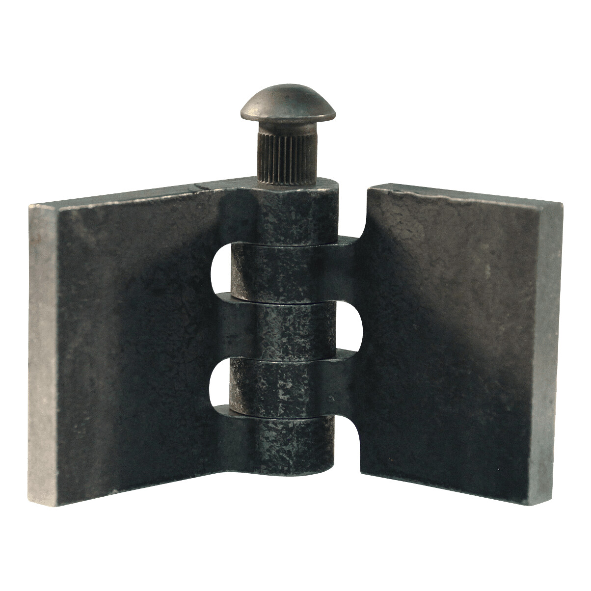 96295519a70c8ad6e9f218701e515ba0 Recht portierscharnier met stalen pen 40 x 40mm scharnierblad blank niet demonteerbaar | Van Welpen Onderdelen
