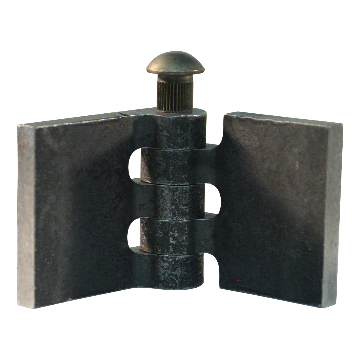 96295519a70c8ad6e9f218701e515ba0 Recht portierscharnier met stalen pen 40 x 40mm scharnierblad blank niet demonteerbaar | Van Welpen Onderdelen