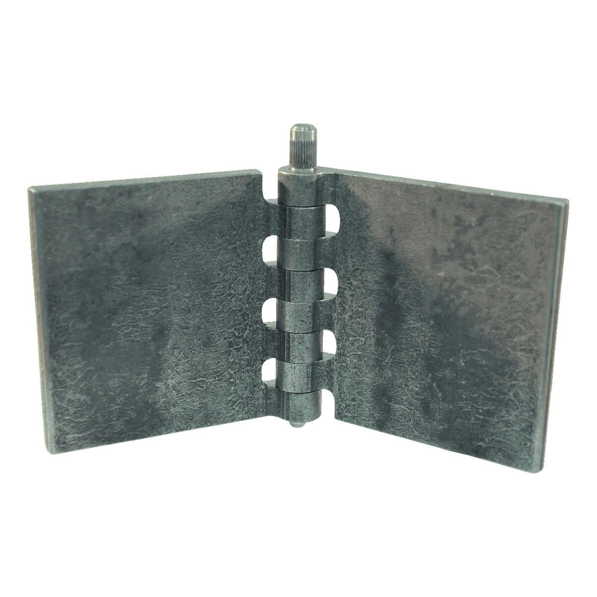 980badb5c0aed4b3e8b98037c1494445 Recht portierscharnier met pen met smeernippel 80 x 80mm scharnierblad blank | Van Welpen Onderdelen