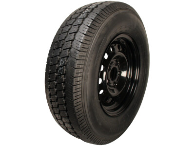 Luchtband + wiel 205 R14C Maxmiler Pro + 5½Jx14H2 ET30 66,5/112/5 109/107 P staal zwart