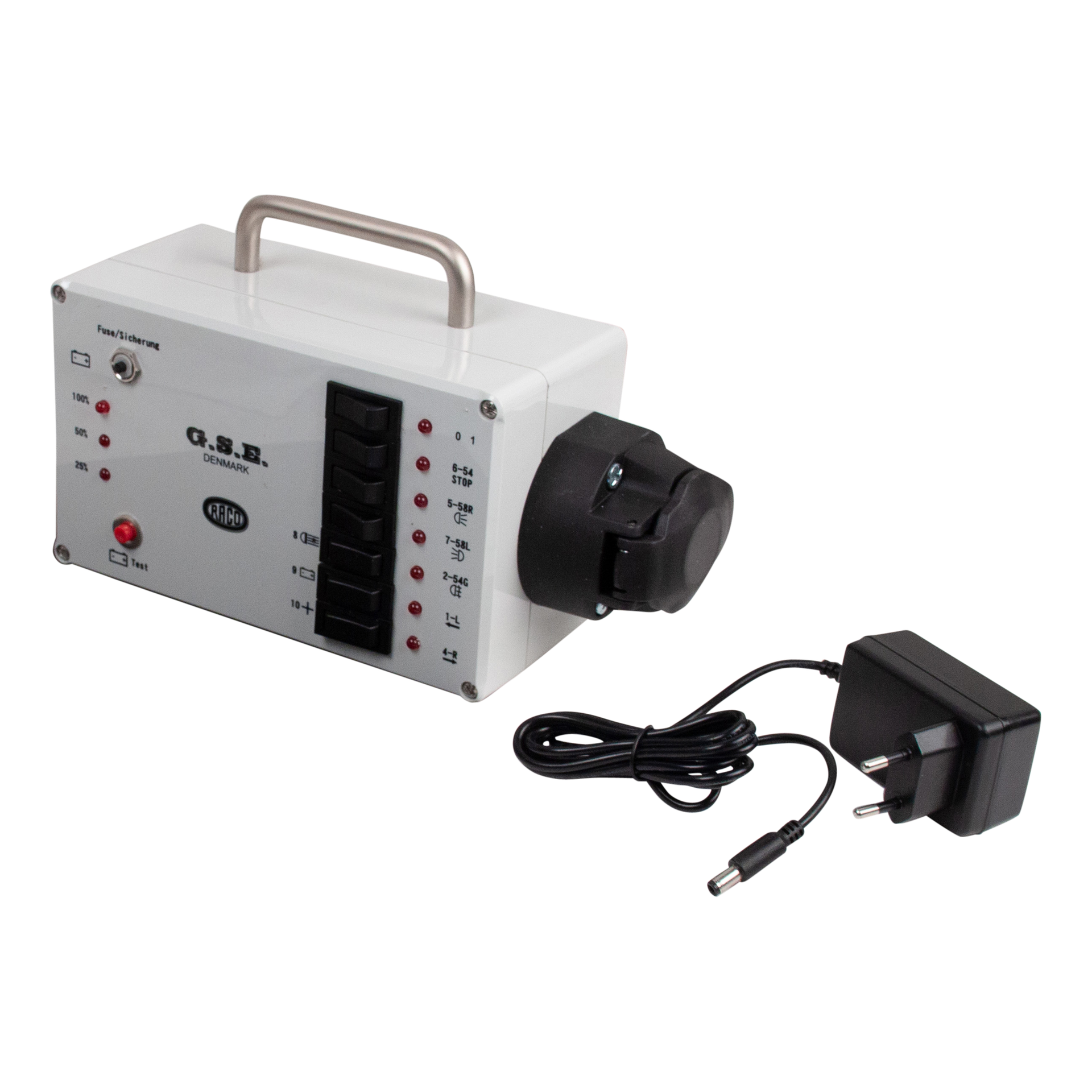 9c3c0717f42e0ee562b8b0ced5415a7a 12V trailer light tester | Van Welpen Onderdelen