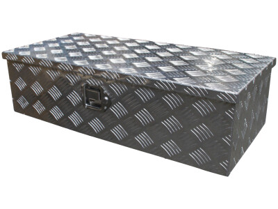 Gereedschapskist aluminium 850x400x230mm kofferslot