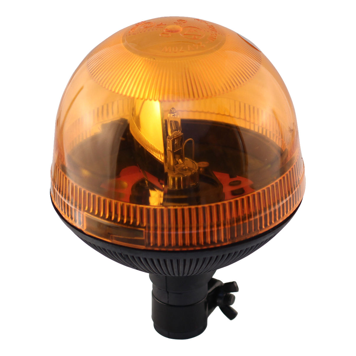 9ff29dccd086eeefbe52b75ba822d4c5 Zwaailamp halogeen 24V 70W oranje steekbevestiging