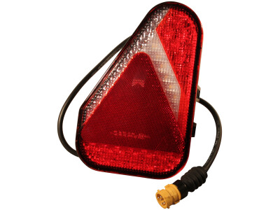 Achterlicht Earpoint LED 12-24V links 0.8m kabel 7 x 1mm² 5p bajonet geel