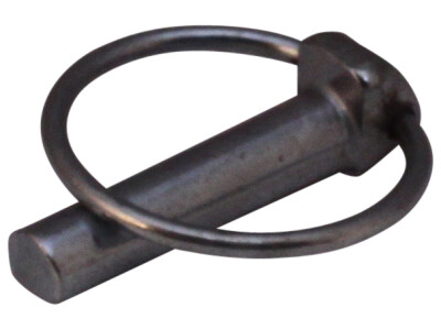 Borgpen met ronde clip verzinkt Ø9mm 48mm