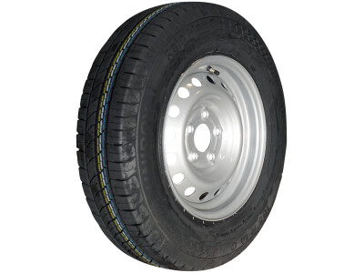 Luchtband + wiel 185 R14C Rain Max 5 8PR + 5½Jx14H2 ET30 66,5/112/5 102/100 R staal grijs