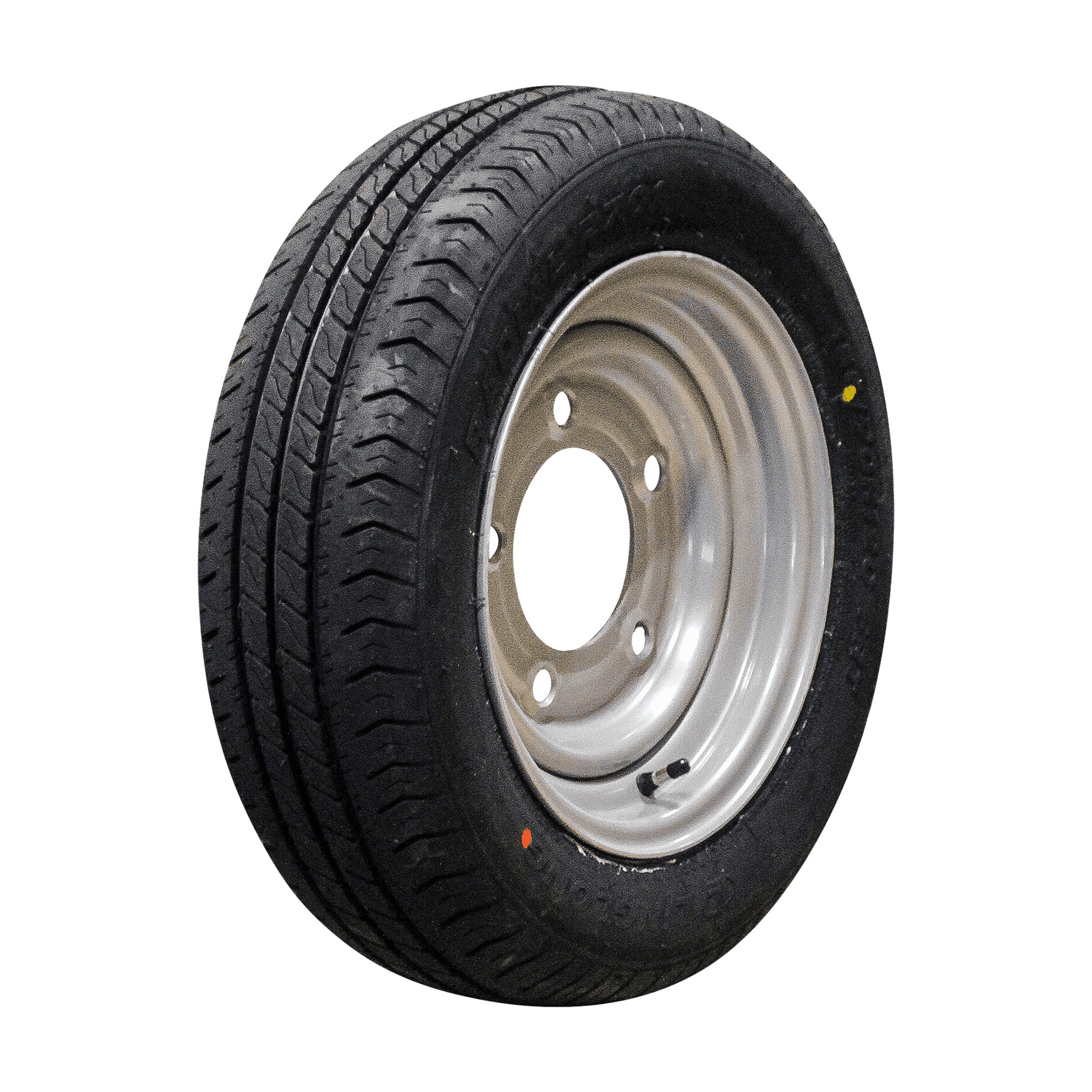 aaa36e12a0df79a8b1fc5090009b908e Luchtband + wiel 155/70 R12C R701 M+S + 4½Jx12H2 ET0 115/165.1/5 104/102 N staal grijs | Van Welpen Onderdelen