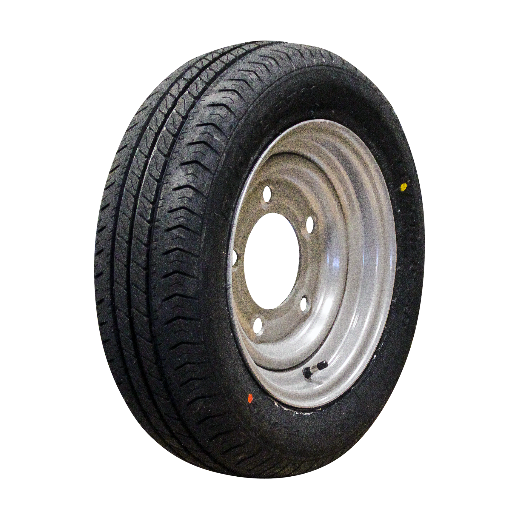 aaa36e12a0df79a8b1fc5090009b908e Luchtband + wiel 155/70 R12C R701 M+S + 4½Jx12H2 ET0 115/165.1/5 104/102 N staal grijs | Van Welpen Onderdelen