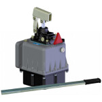 Handpomp PMS25 handpomp 3L reservoir 25cm³ dubbel werkend aluminium / kunststof cilinder enkelwerkend