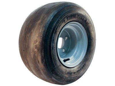 Luchtband + wiel 18x9.50-8 KT-739 / SL68 4PR + 7.00Bx8H2 ET0 60/100/4 A3 staal grijs