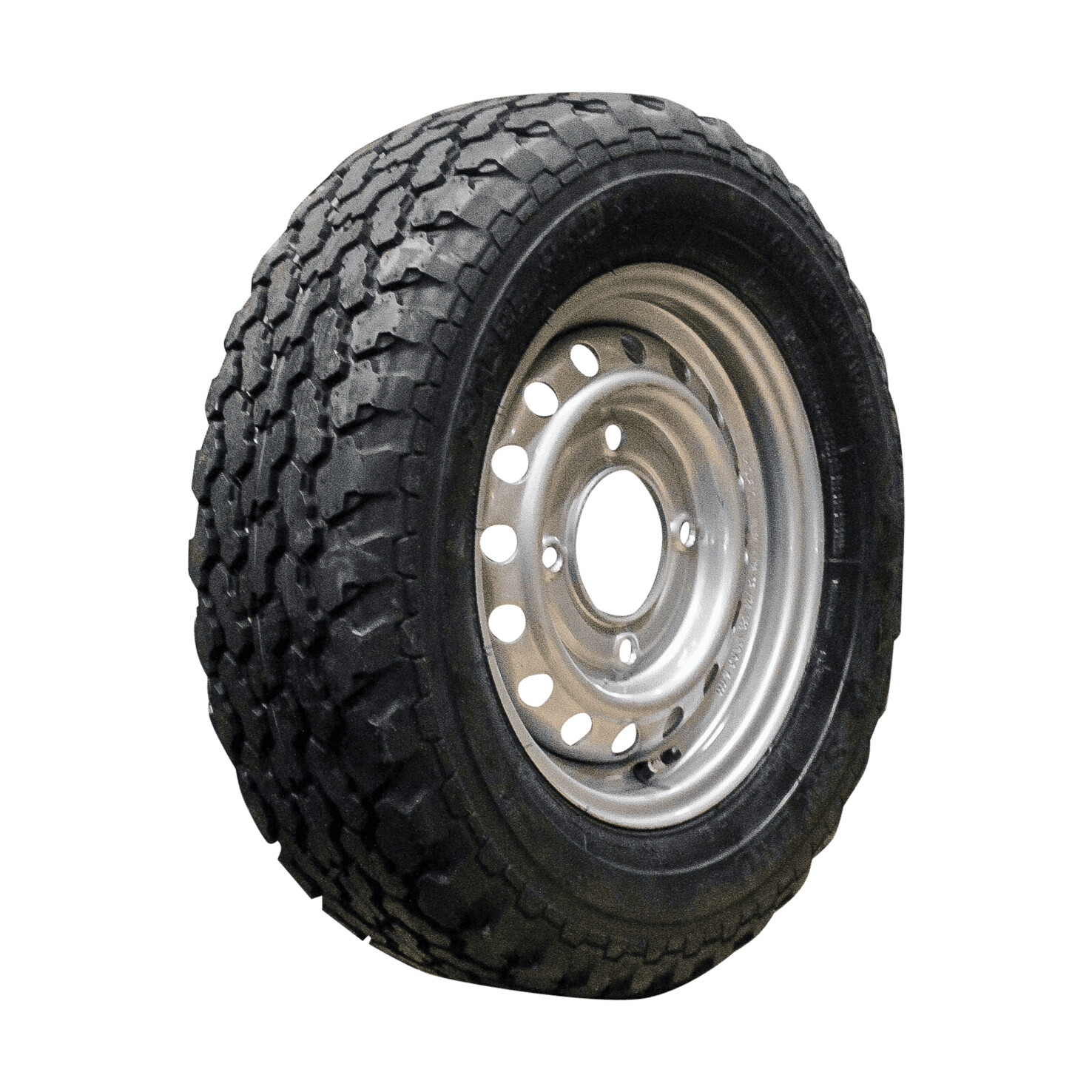 af455d6506e01be9ce10391c7d6068a9 Luchtband + wiel 185/70 R13C Savero M+S + 4½Jx13H2 ET25.4 95/139.7/4 106/104 N staal grijs | Van Welpen Onderdelen