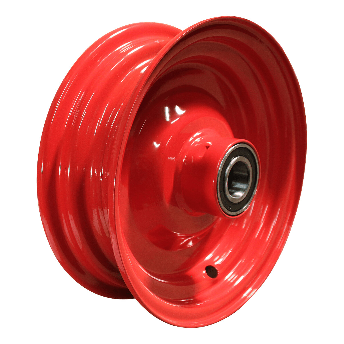 b3219e4d2203fce9349a20dd284151b0 Wiel 2.50Ax8 ET0 kogellager Ø20 NL75 staal rood | Van Welpen Onderdelen