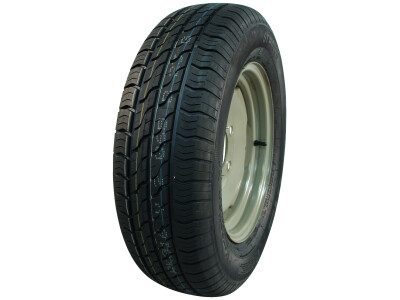 Luchtband + wiel 195/70 R14 XL Kargomax ST-4000 M+S + 5Jx14H2 ET0 94/140/5 96 N staal grijs