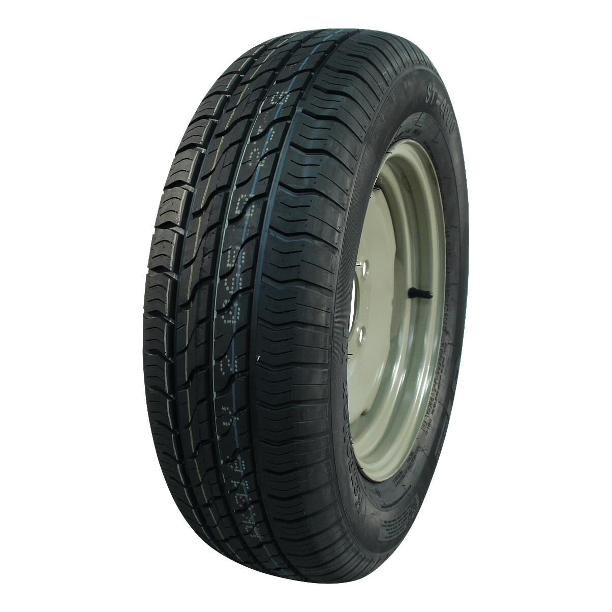 bc2dc975fb345cd7ae557a3039ef4d51 Luchtband + wiel 195/70 R14 XL Kargomax ST-4000 M+S + 5Jx14H2 ET0 94/140/5 96 N staal grijs | Van Welpen Onderdelen