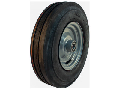 Luchtband + wiel 3.50-8 V-8502 4PR + 2.50Ax8H2 ET0 NL90 49 A3 staal grijs