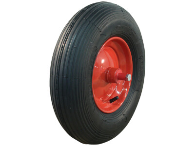 Luchtband + wiel 4.80/4.00-8 S-2301 2PR + 2.50Ax8 ET0 NL106 45 A3 staal rood