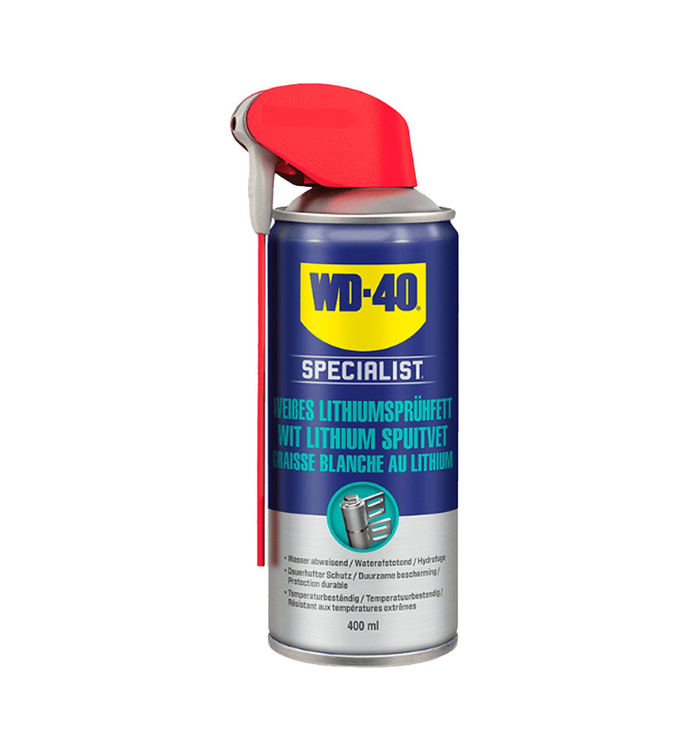 c6eb7f7475942127f877c1f02c00c8cd WD-40 "specialist" wit lithium spuitvet 400ml | Van Welpen Onderdelen